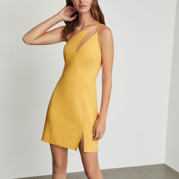 bcbg strappy cutout mini dress
